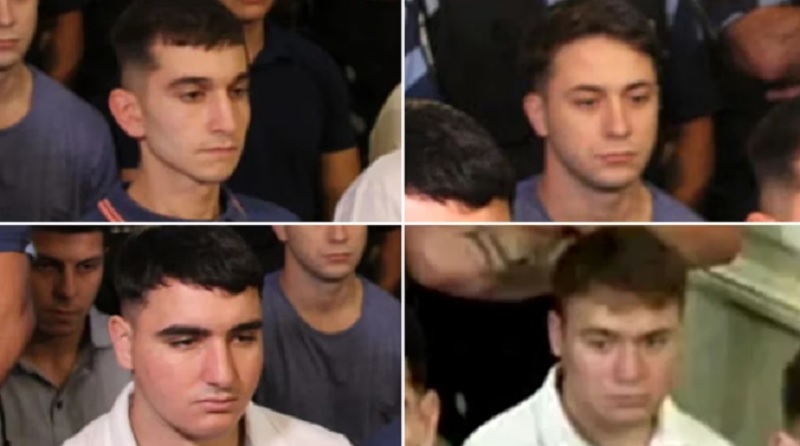 Hallaron sangre de Fernando en la ropa de Matías Benicelli, Máximo Thomsen, Ciro y Luciano Pertossi