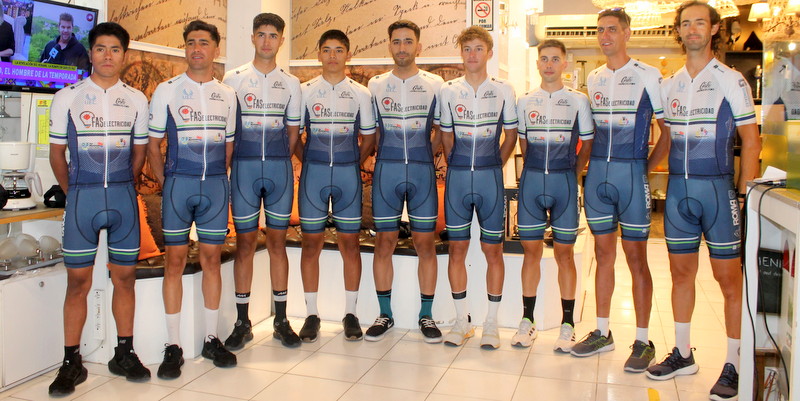 El equipo de FAS Electricidad-Maderera López listo para la 47° edición de la Vuelta de Mendoza