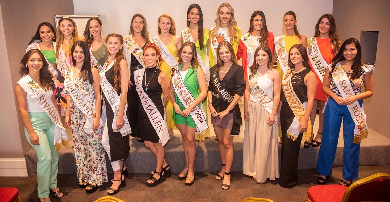 Candela inicio su conviviencia con el resto de las candidatas departamentales