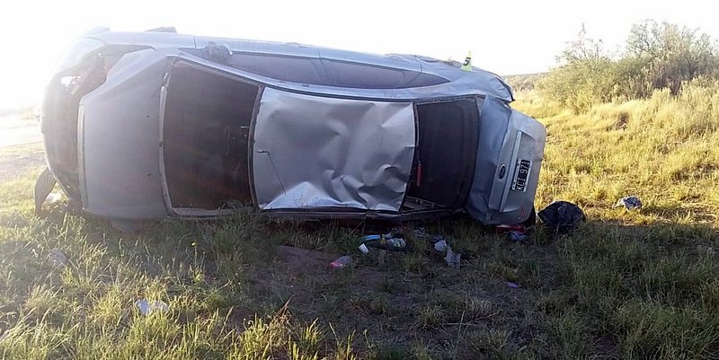Otro vuelco en nuestro departamento, ahora fueron turistas