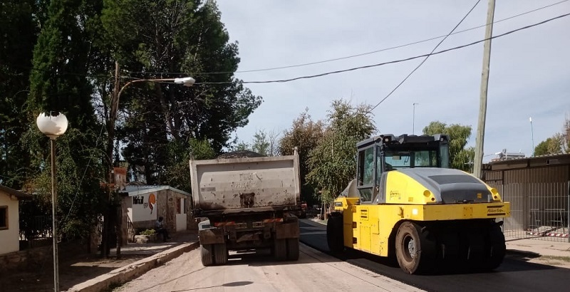 El plan de asfalto, llega a El Nihuil
