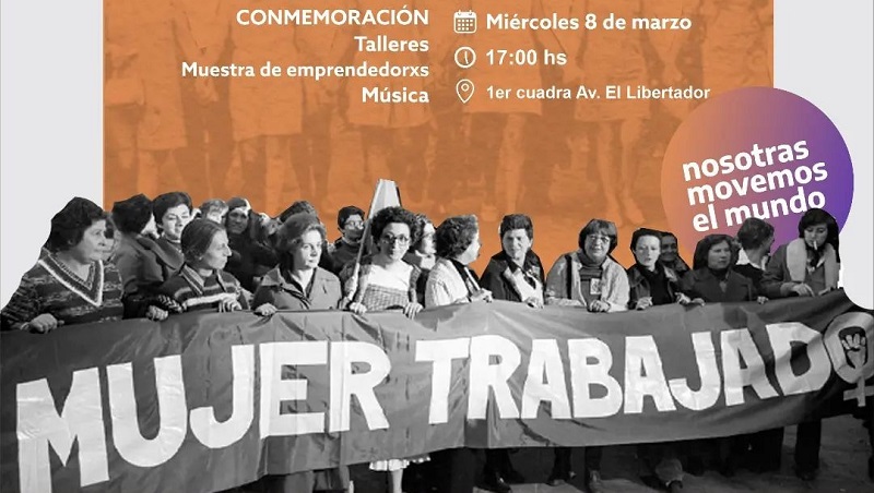 Día de la Mujer: talleres, muestra de emprendedoras y música
