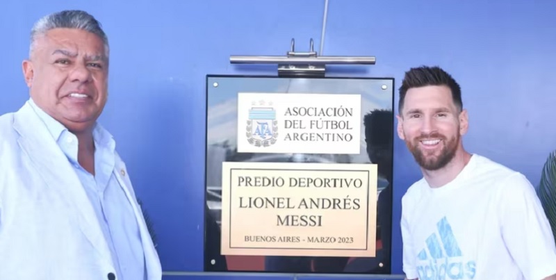 El predio de Ezeiza de AFA dejó de llamarse Julio Grondona y ahora lleva el nombre de Lionel Messi