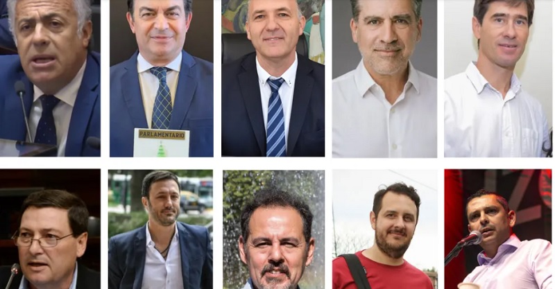 Los 10 precandidatos a gobernador que participarán en las PASO