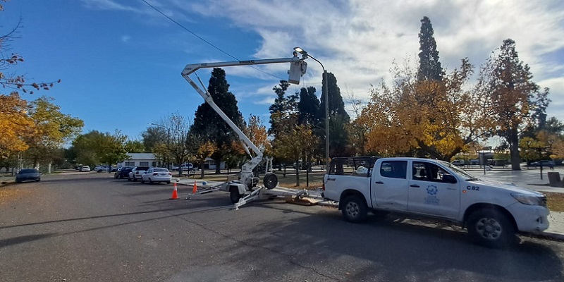 La tecnología LED llegó a Salto de las Rosas