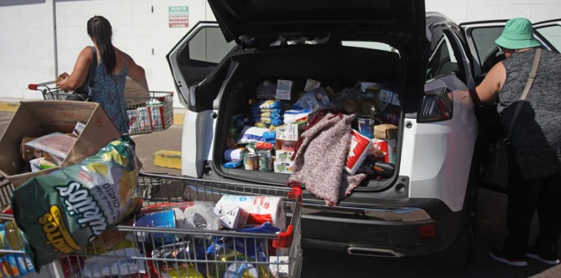 Un supermercado mayorista limita las compras de los chilenos