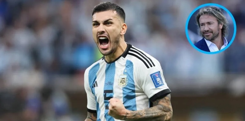 La reacción de Paredes por los dichos de Lugano contra la Selección Argentina