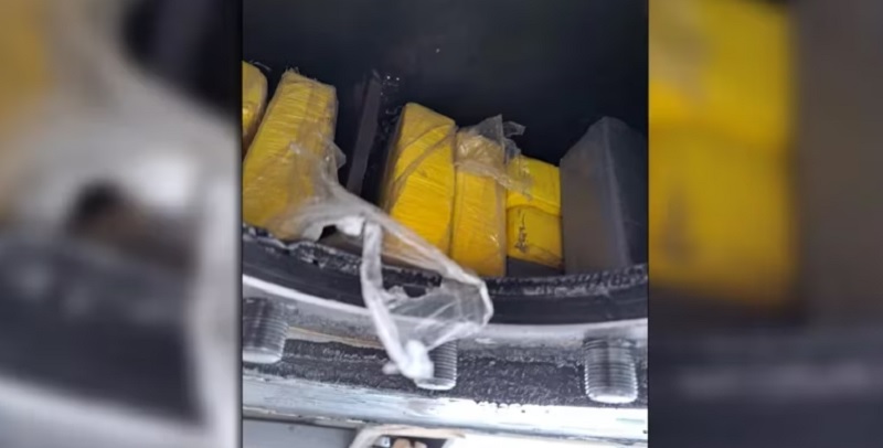 Encontraron 100 kilos de cocaína en un camión de bananas ecuatorianas