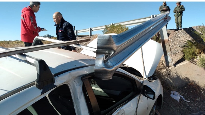 Heridos en un choque en la ruta 40