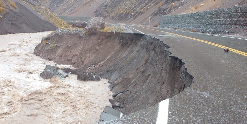 Están cortados los pasos a Chile desde Mendoza