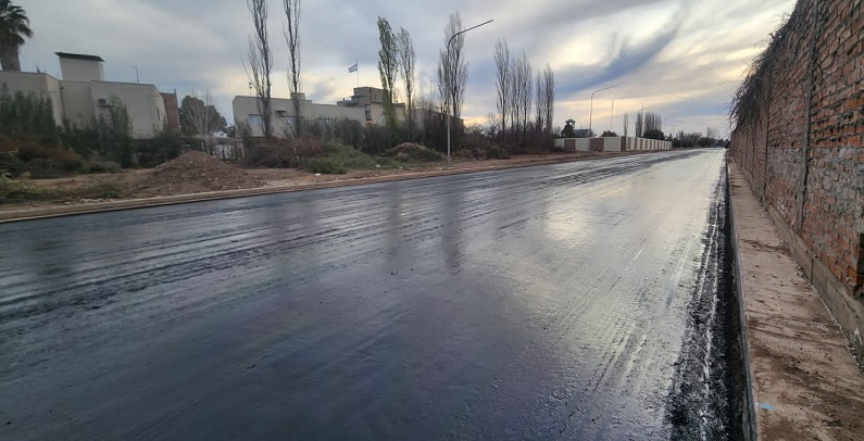 Se imprima la avenida Vicente López y falta cada vez menos para su apertura