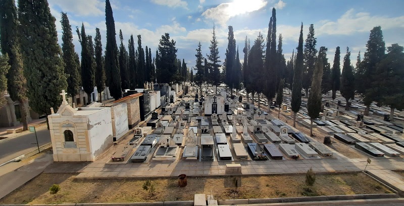 Cámaras de seguridad en varios sectores del Cementerio Central