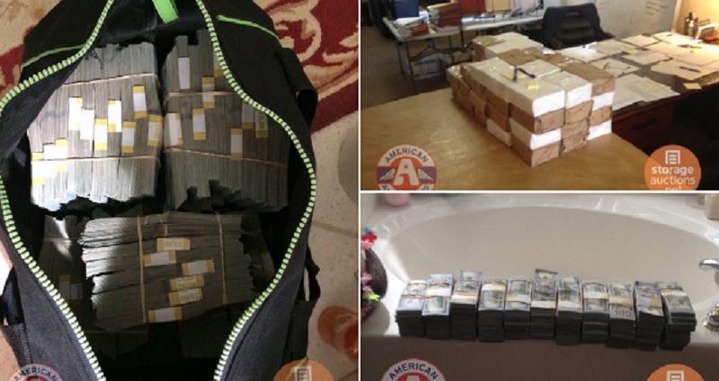 Compró un depósito abandonado y encontró un tesoro de siete millones de dólares El dinero estaba en una caja fuerte.