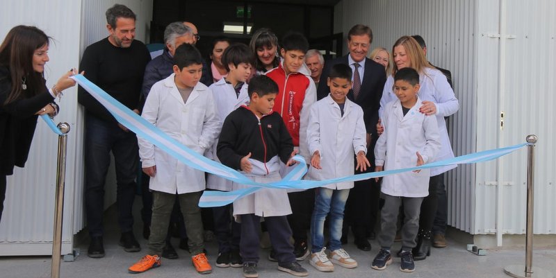 En San Rafael, Suarez inauguró la nueva Escuela Especial 2-039 Padre José Carrone