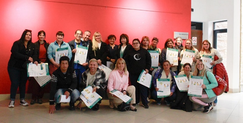 La Subsecretaría de Trabajo capacitó a efectores de salud de la zona Sur