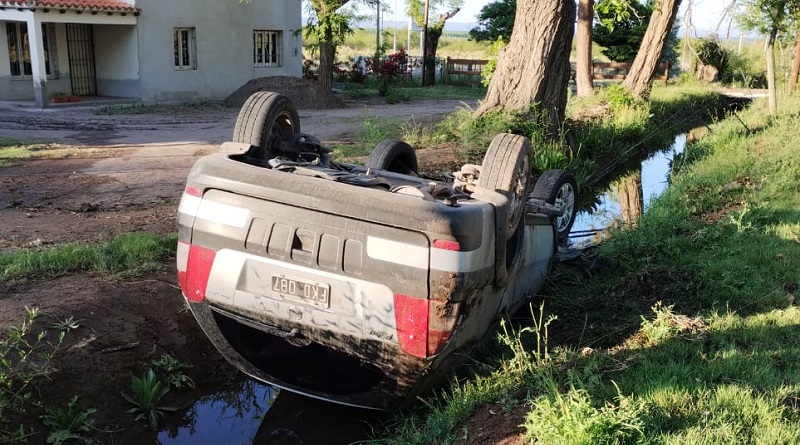 Vuelco en ruta 146