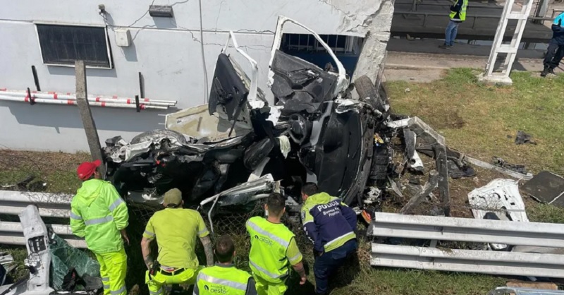 Video impactante: así fue el accidente donde murieron 3 mujeres que iban a más de 200 kilómetros por hora