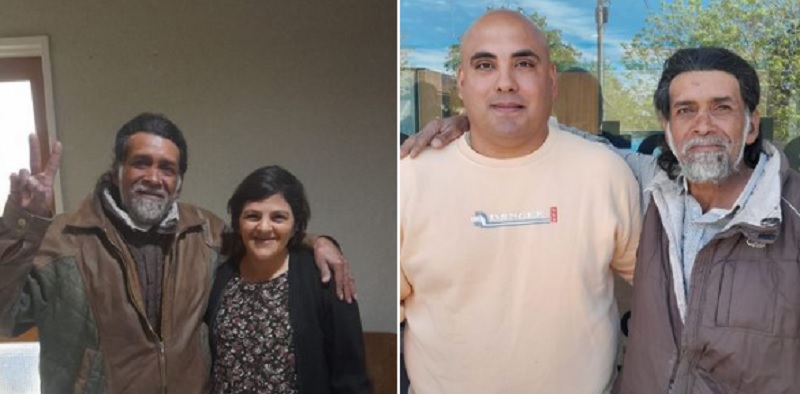 Se reencontró con su padre en San Rafael, después de haber estado perdida durante 15 años