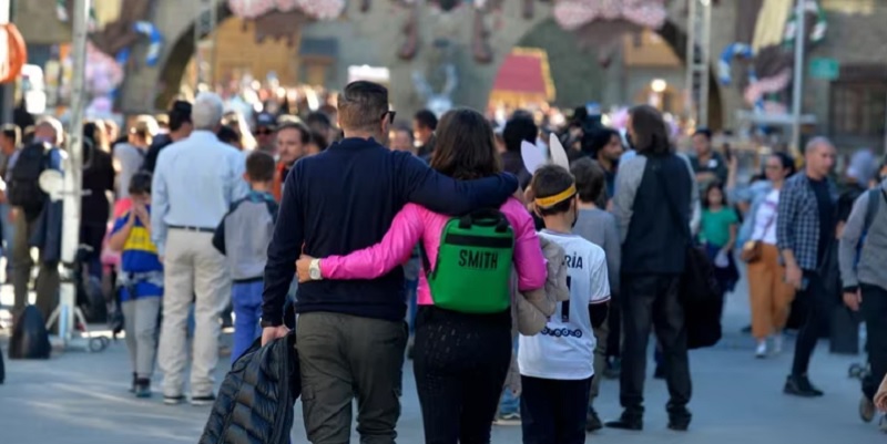 Un millón y medio de turistas viajaron durante el fin de semana extra largo