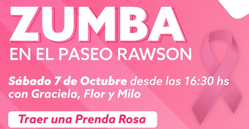 Zumba rosa para concientizar sobre el cáncer de mama