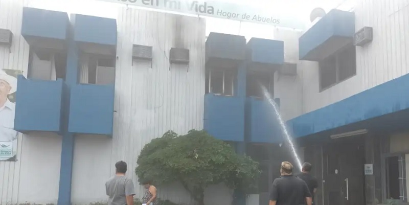 Un hombre muerto y varios heridos luego de un incendio en un geriátrico de San Martín