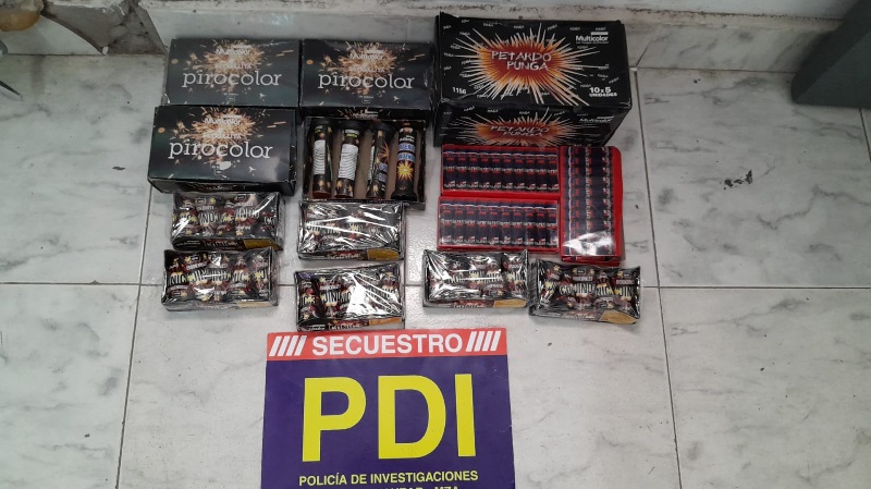 Secuestran pirotecnia en San Rafael, Alvear y Malargüe
