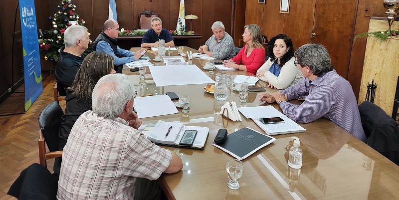 Se reunió el gabinete de Omar Félix y el Rotary Club San Rafael
