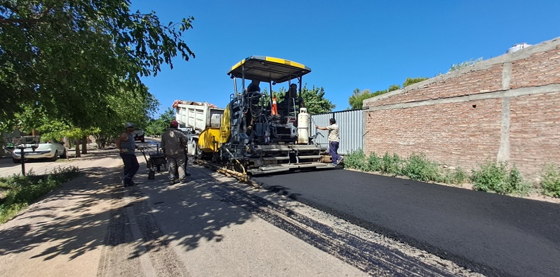 En San Rafael las obras siguen