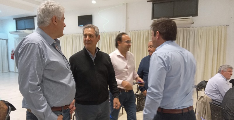 El intendente presente en el cierre de año de la Cámara de Comercio