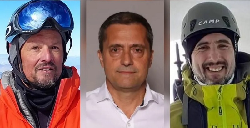 Encontraron sin vida a los tres andinistas que estaban desaparecidos en el cerro Marmolejo
