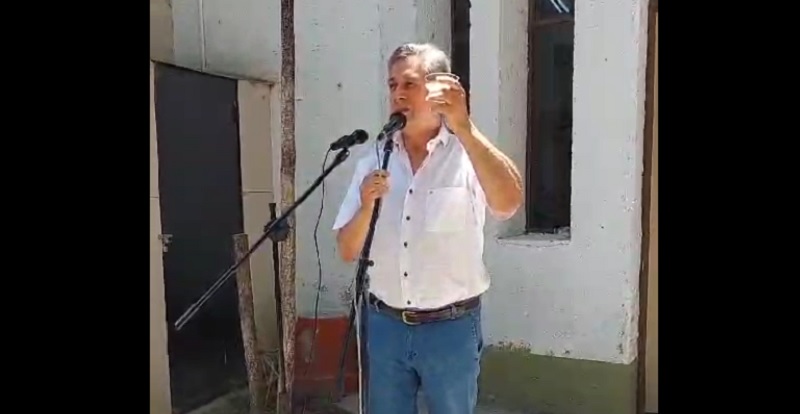 El intendente brindó con los empleados municipales por las fiestas de fin de año