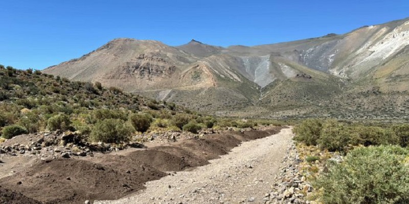 Vialidad Mendoza trabaja en la ruta 220 de El Sosneado