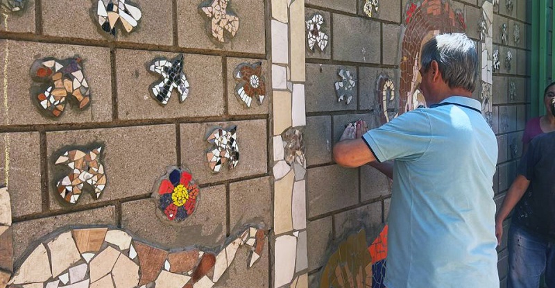 «Pajaritos Volando» nuevo mural en el Parque de los Niños