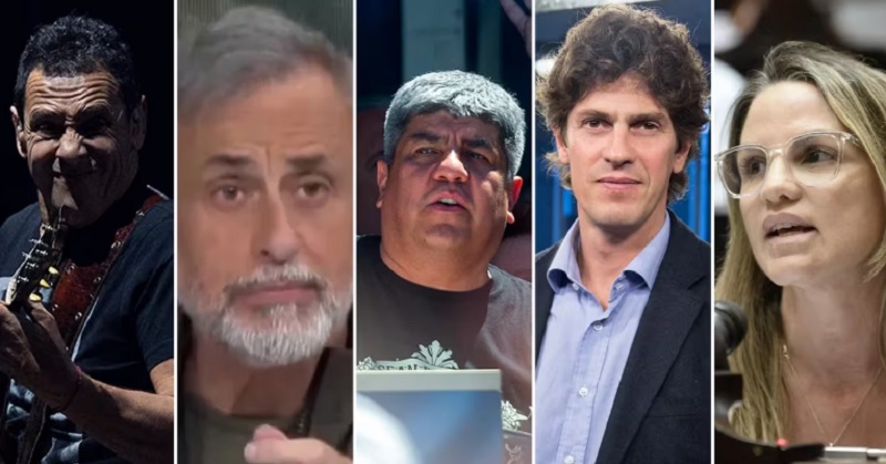 Artistas, políticos y famosos respaldaron a Lali Espósito tras las críticas de Javier Milei