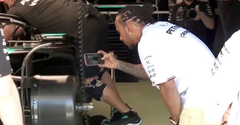 La actitud de Lewis Hamilton con su Mercedes que despertó sospechas de espionaje en medio de su pase a Ferrari