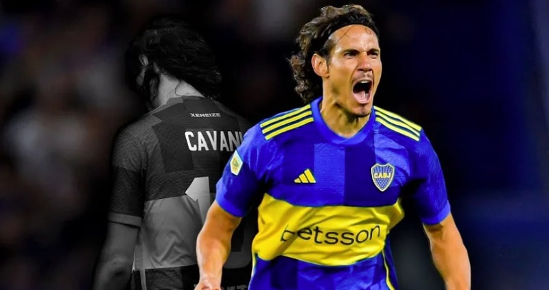 Las dos caras de Edinson Cavani en Boca: tres goles en 20 partidos o en 16 minutos