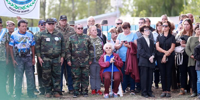 Omar Félix encabezó el acto por el Día de los Veteranos y Caídos en Malvinas