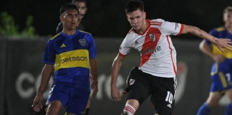 River goleó a Boca en el Superclásico de Reserva