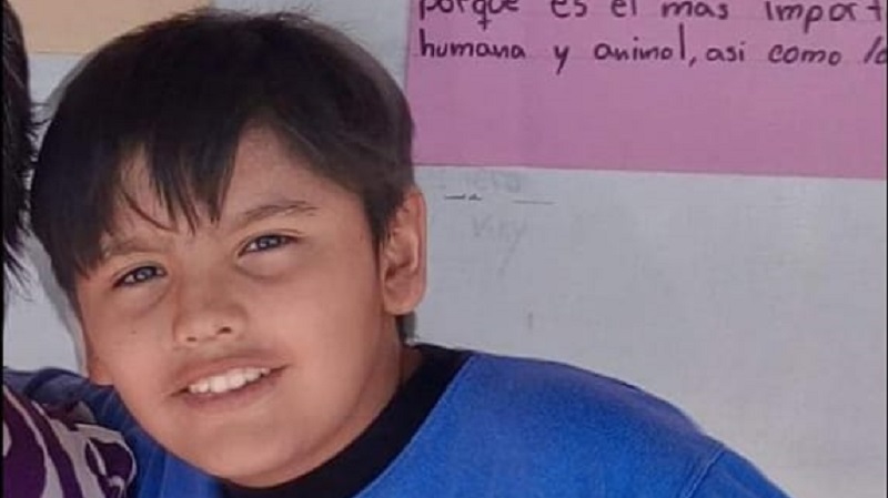 URGENTE: se busca al menor Jhoan Santiago Aron Soria