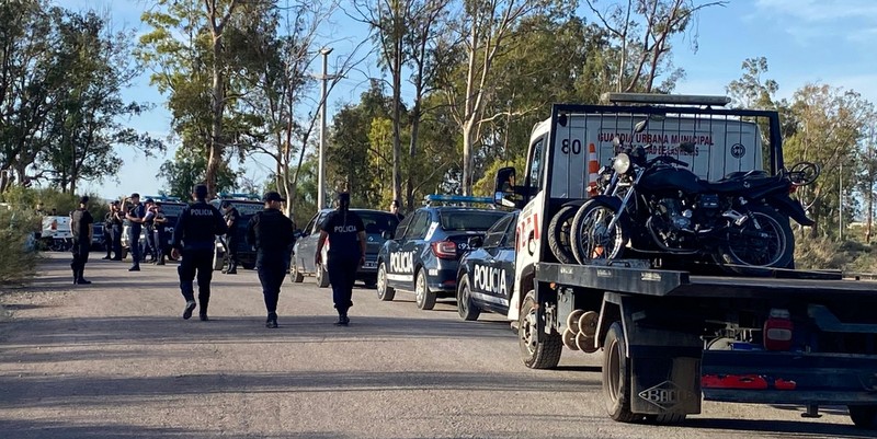 Frustran picadas clandestinas de motos en Las Heras