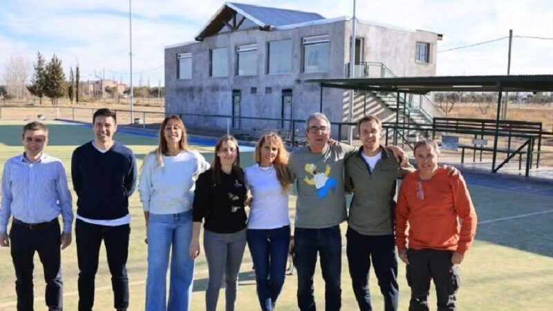 El subsecretario de Deportes visitó obras en clubes de San Rafael