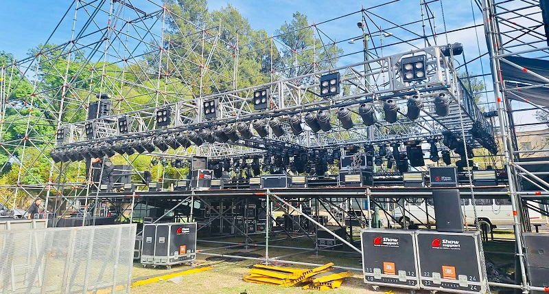 Así se prepara el parque para recibir a Valentino Merlo