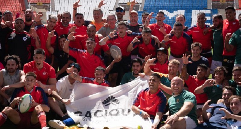 El Estadio Malvinas Argentinas fue sede del tercer partido de rugby extramuros