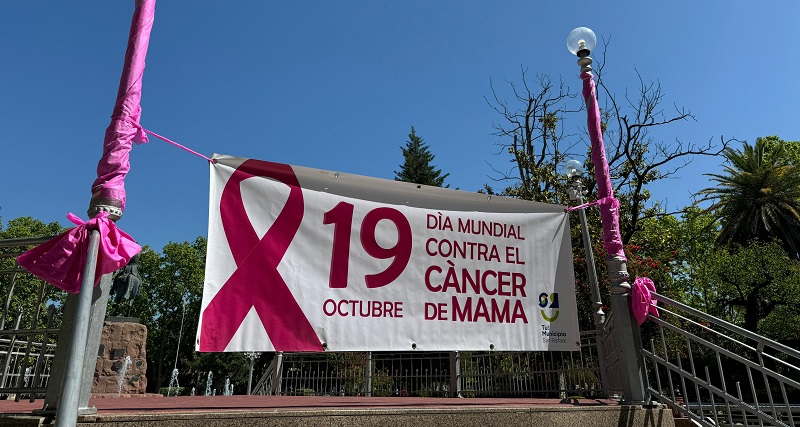 En el día de la Lucha Contra el Cáncer de Mama, el municipio estuvo presente en la Plaza San Martín