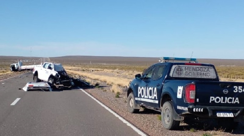 Terrible choque con una víctima fatal en Malargüe