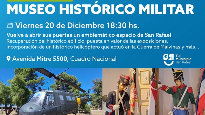Reabre sus puertas el Museo Histórico Militar