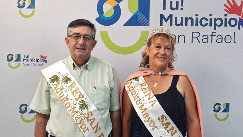 Lidia y Miguel representarán a San Rafael en la fiesta provincial del adulto mayor