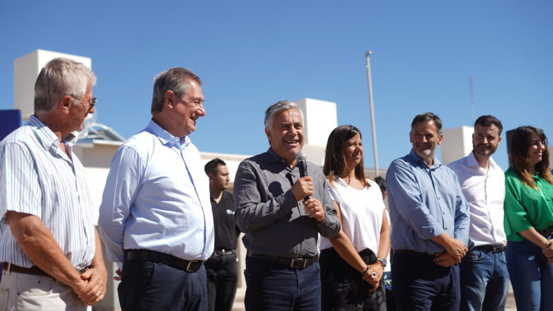 Cornejo en San Rafael: “Nos sentimos orgullosos de estar invirtiendo en el Sur”