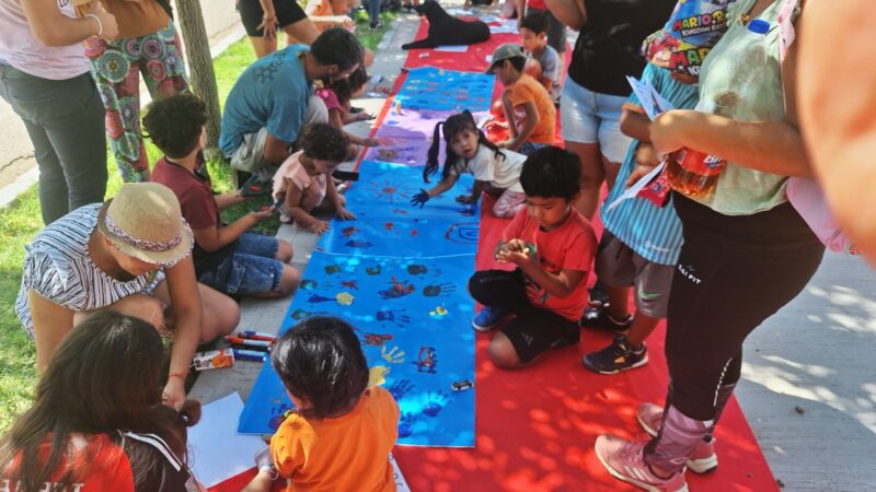 Jornada de recreación y promoción de derechos en Salto de las Rosas