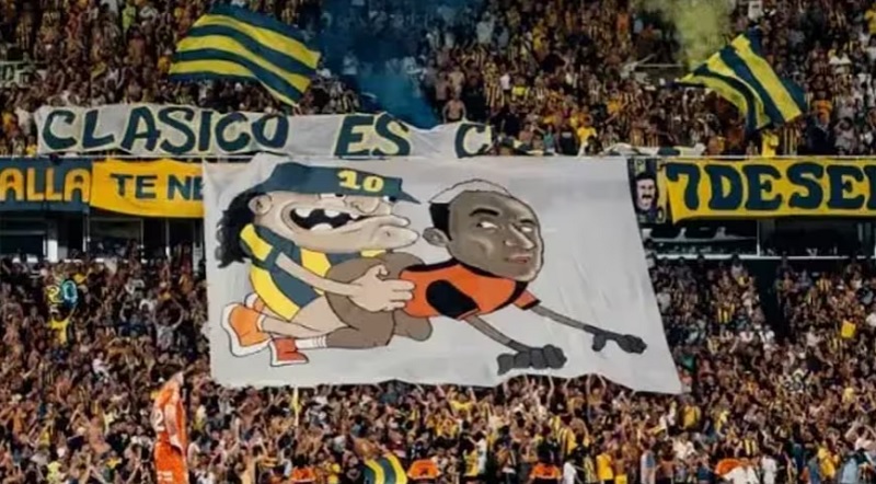 Rosario Central investigado por exhibir una obscena bandera tras la victoria ante Newell’s